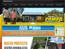 Tablet Screenshot of casaspampa.com.ar